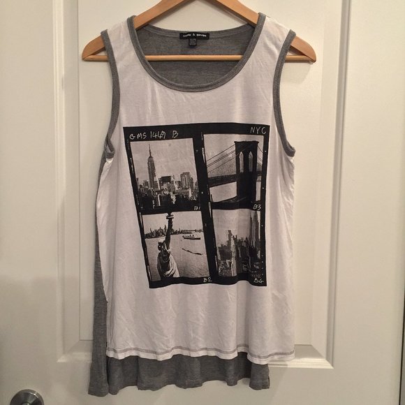 Cable & Gauge Women's Sleeveless Tank Top T-shirt - Picture 4 of 12